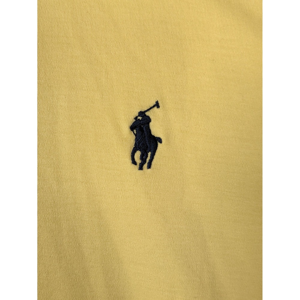 Polo Ralph Lauren Mens XL Yellow Short Sleeve Classic Fit Polo Shirt Cotton - Picture 3 of 8